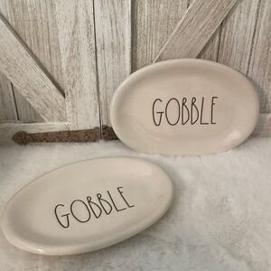 Rae Dunn Gobble Oval Plates